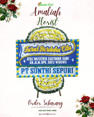 Papan Bunga Duka di Cisalam