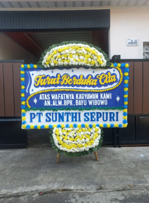 Papan Bunga Duka di Cisalam