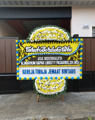 Papan Bunga Duka di Cisalam